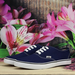 Giày Van Classic Cổ Thấp Xanh Navy Nữ