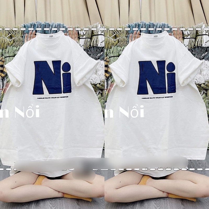 Áo Thun Nam Nữ Tay Lỡ In Chữ Nổi Ni Chất Cotton Mịn, Form Rộng Unisex Oversize Style Hàn Quốc