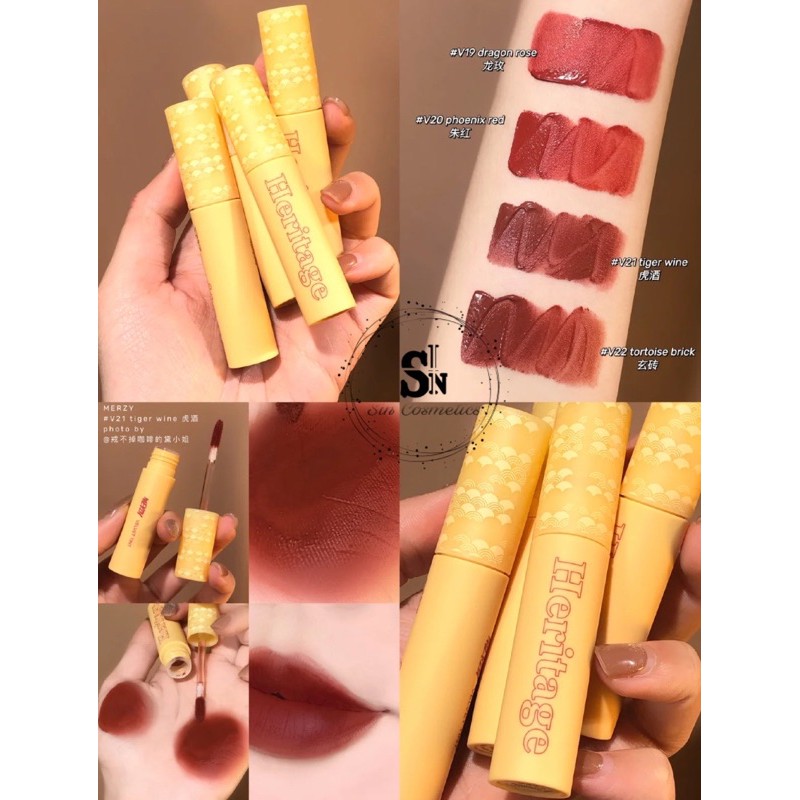 Son kem lì Merzy The Heritage Velvet Tint