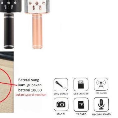 Loa Bluetooth Không Dây Ws858 / Mic Ws 858 Kèm Phụ Kiện