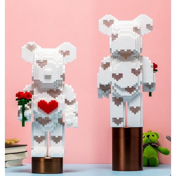 Gấu Bearbrick lắp ráp mô hình cỡ lớn Hàng Đẹp