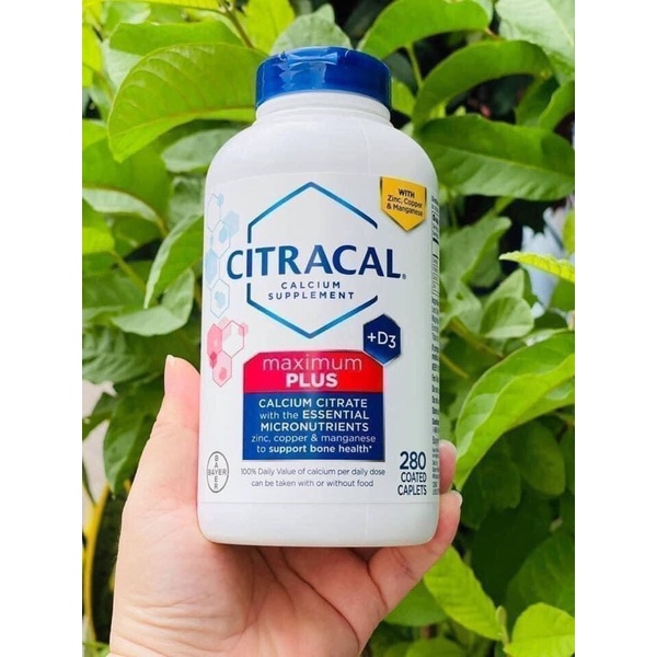 Viên uống bổ sung Canxi Citracal Maximum Calcium Citrate +D3