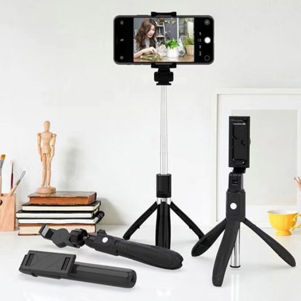 Gậy Chụp Ảnh 3 Chân Bluetooth Tripod K07 , có remote điều khiển - TAMBIGO | BigBuy360 - bigbuy360.vn