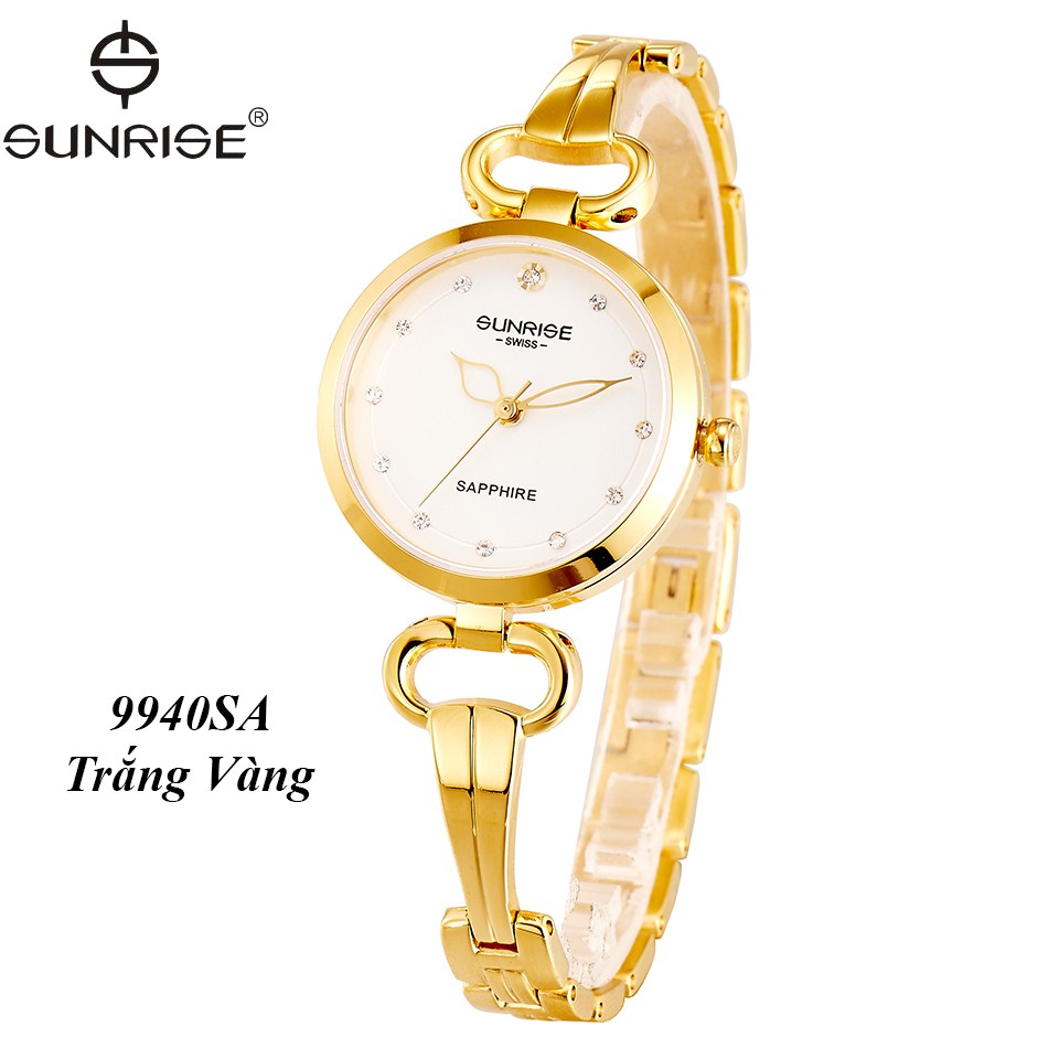 Đồng hồ nữ siêu mỏng Sunrise 9940SA kính Sapphire chống xước chống nước tốt - Fullbo | BigBuy360 - bigbuy360.vn