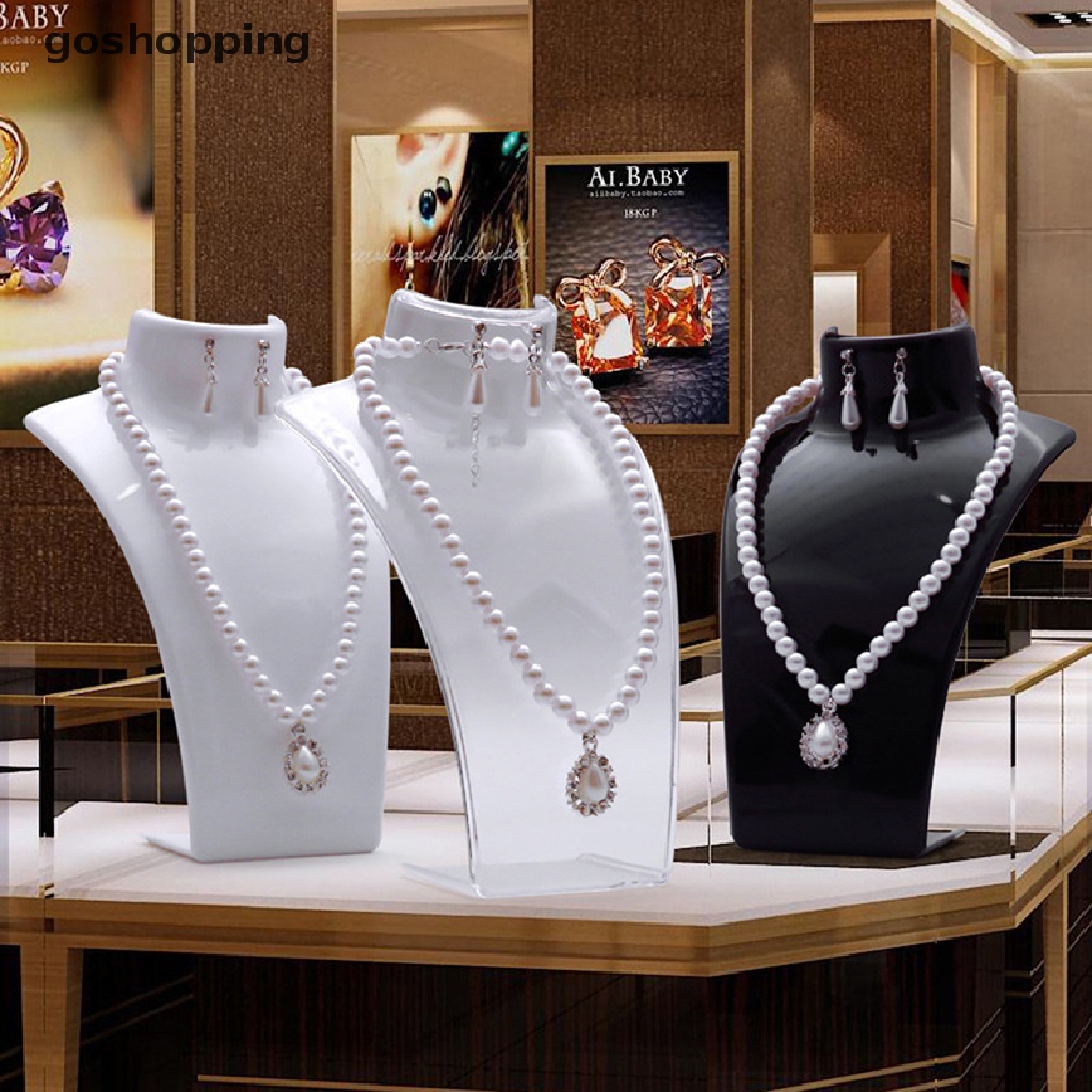 [Happyshopping] Mô Hình Ma Nơ Canh Thời Trang Trưng Bày Vòng Cổ / Bông Tai [Go]