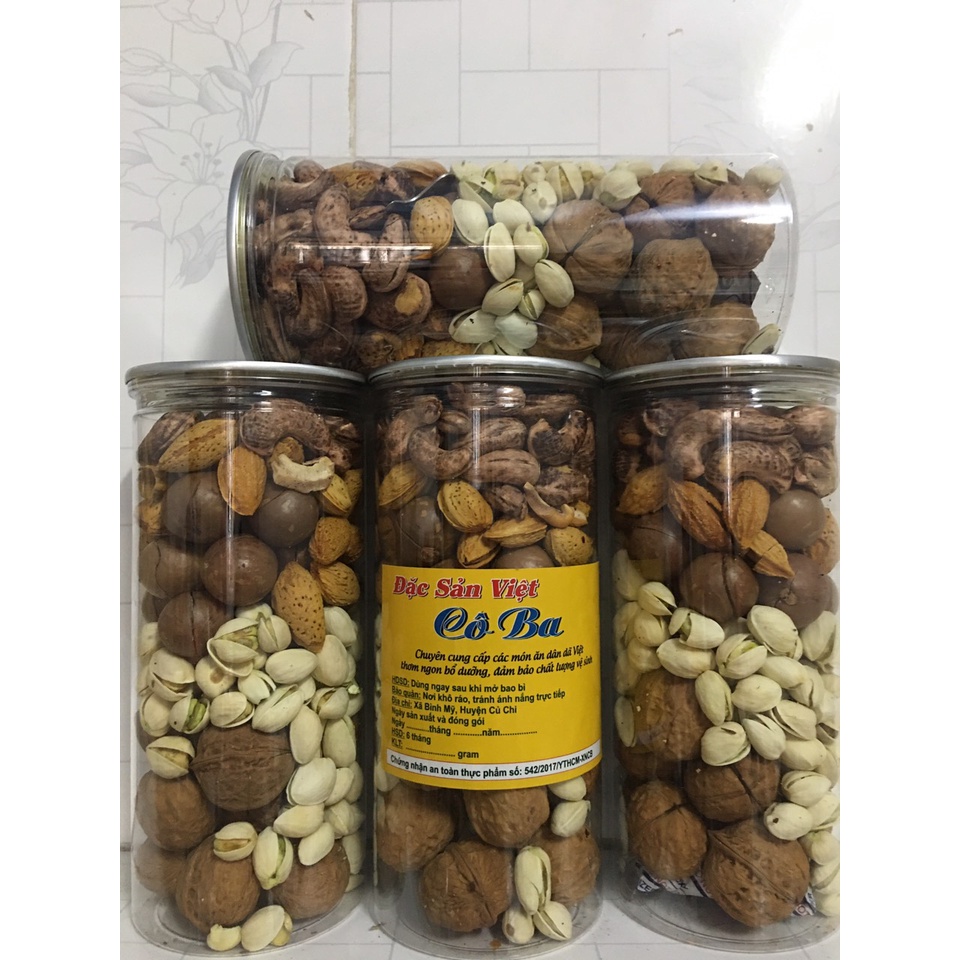 [450gram] Hạt Dinh Dưỡng Mix 5 Loại Cao Cấp Tốt Cho Sức Khỏe - đồ ăn vặt