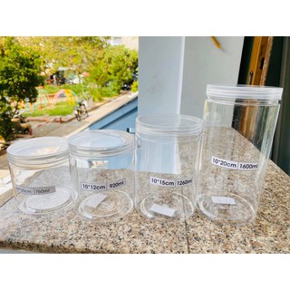 Hộp nhựa nắp nhựa 10*15 1260ml (10 hũ)