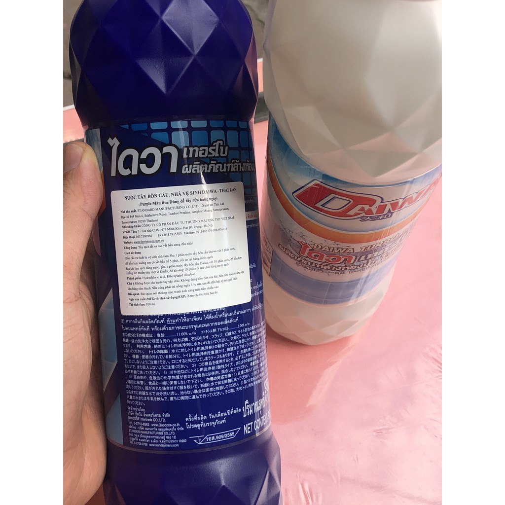 Nước tẩy nhà tắm, vệ sinh Daiwa Thái Lan 950ml