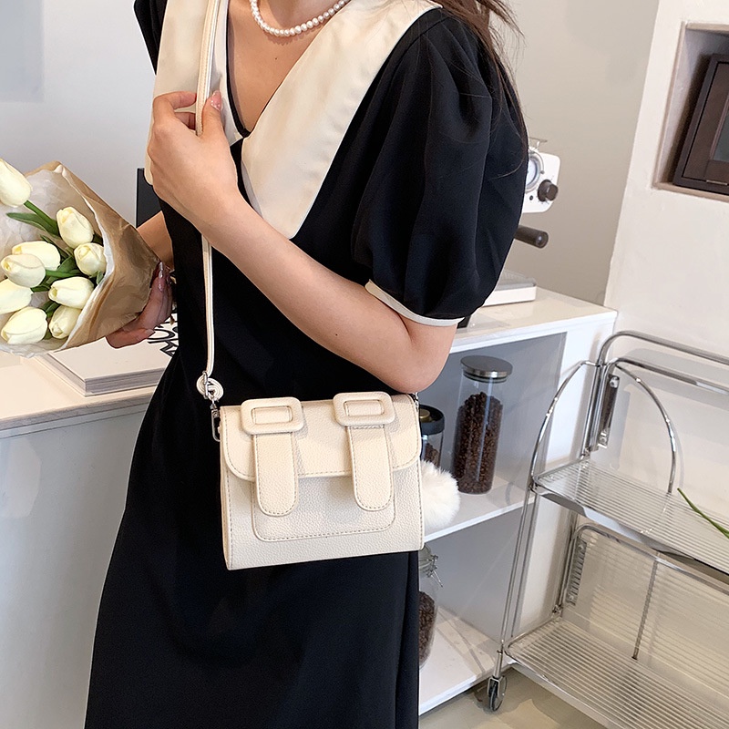 Túi Đeo Chéo Hình Vuông Nhỏ Phong Cách Nước Ngoài Cho Nữ