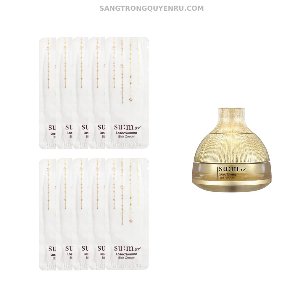 Kem Dưỡng Tái Sinh Su:m 37 Losec Summa Elixir Cream Chống Lão Hóa, Dưỡng Ẩm, Tái Sinh Da 1Ml