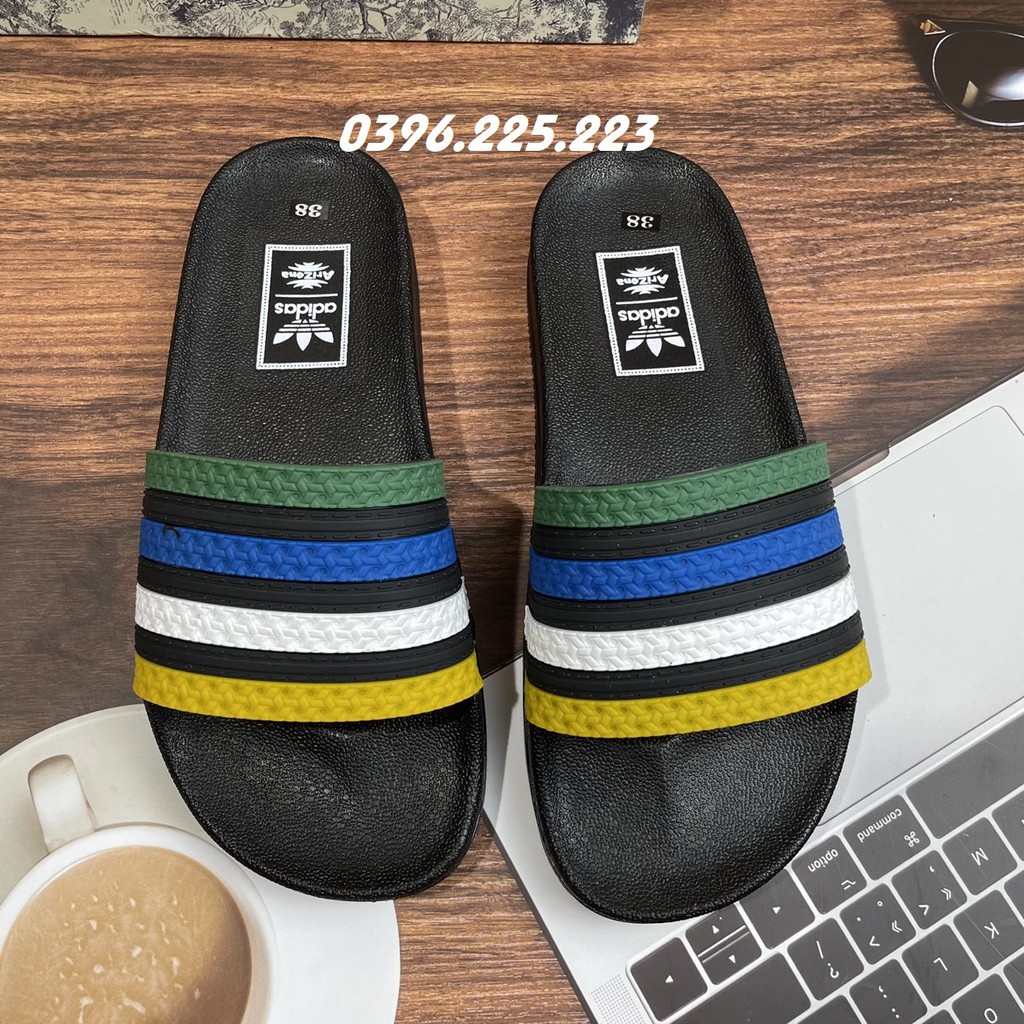 Dép Quai Ngang  ❤️FREESHIP❤️ Dép đôi 3 màu cho nam và nữ đế cao su êm chân thời trang