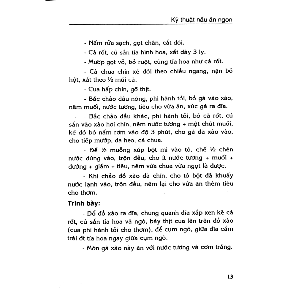 Sách - Các Món Ăn Thông Dụng