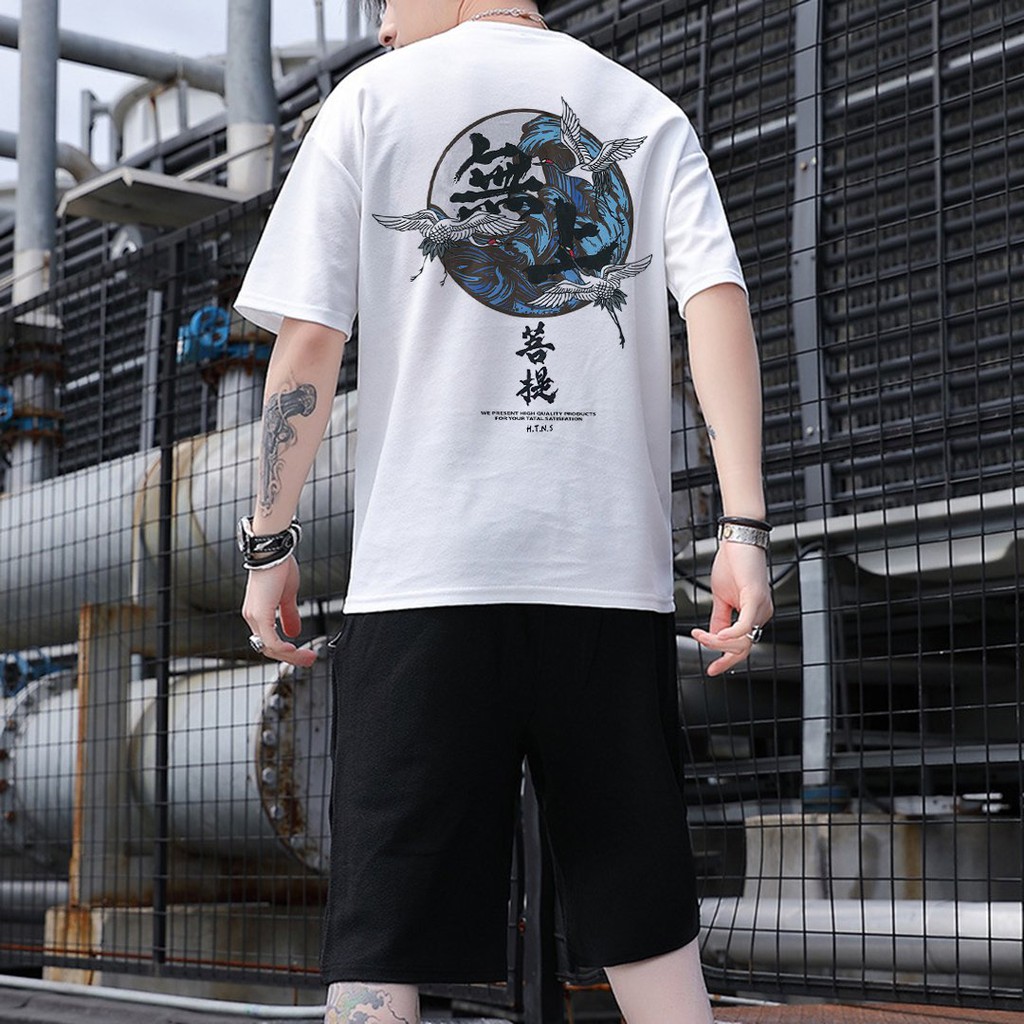 Áo Thun Tay Lỡ In 3 Con Hạc, Aó Thun Nam Nữ Unisex In Chữ Cá Tính - ATIN25 | BigBuy360 - bigbuy360.vn