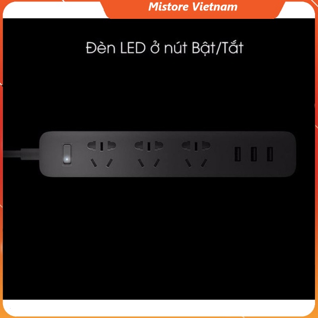 Ổ cắm thông minh Xiaomi Power Strip có 3 cổng USB