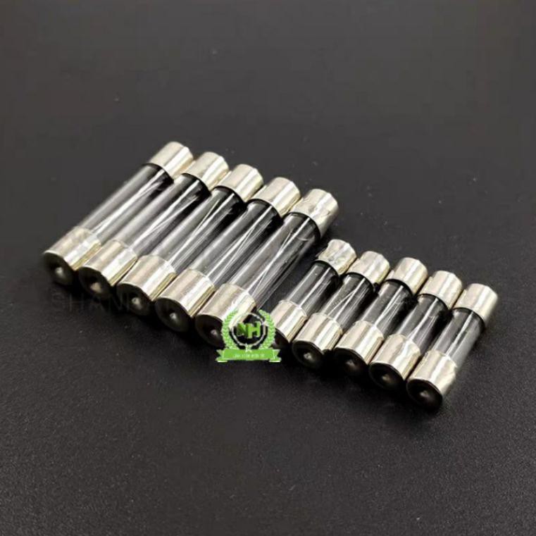 Hộp 100C cầu chì ống thủy tinh 5x20/6x30MM 250V Loại Tốt