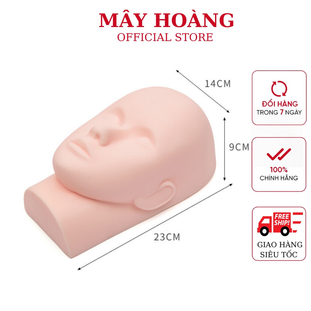 Đầu Manocanh Mềm- Tập Nối Mi- Massage SPA - Phun Xăm- Make Up