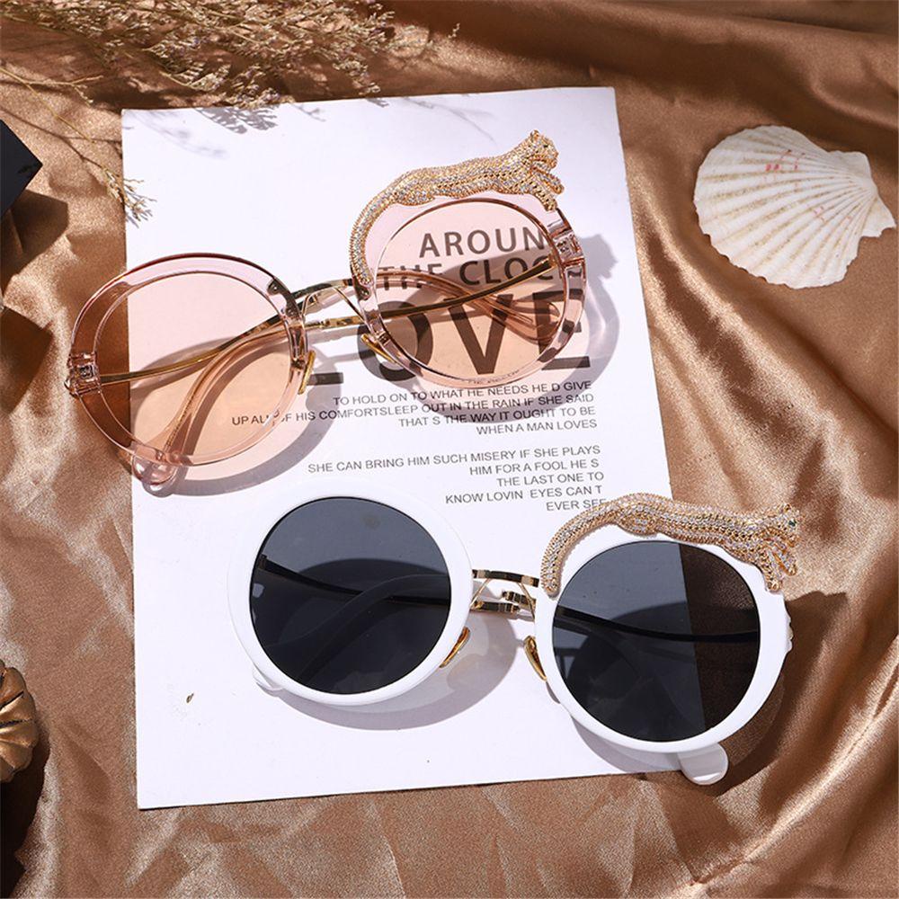 Kính Mát Tròng Tròn Chống Tia UV400 Thời Trang Cho Nữ OSIER1