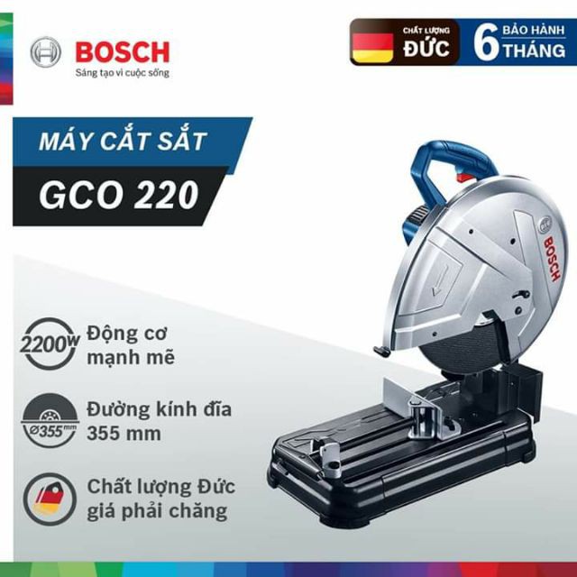 MÁY CẮT SẮT BOSCH GCO 220- CHÍNH HÃNG