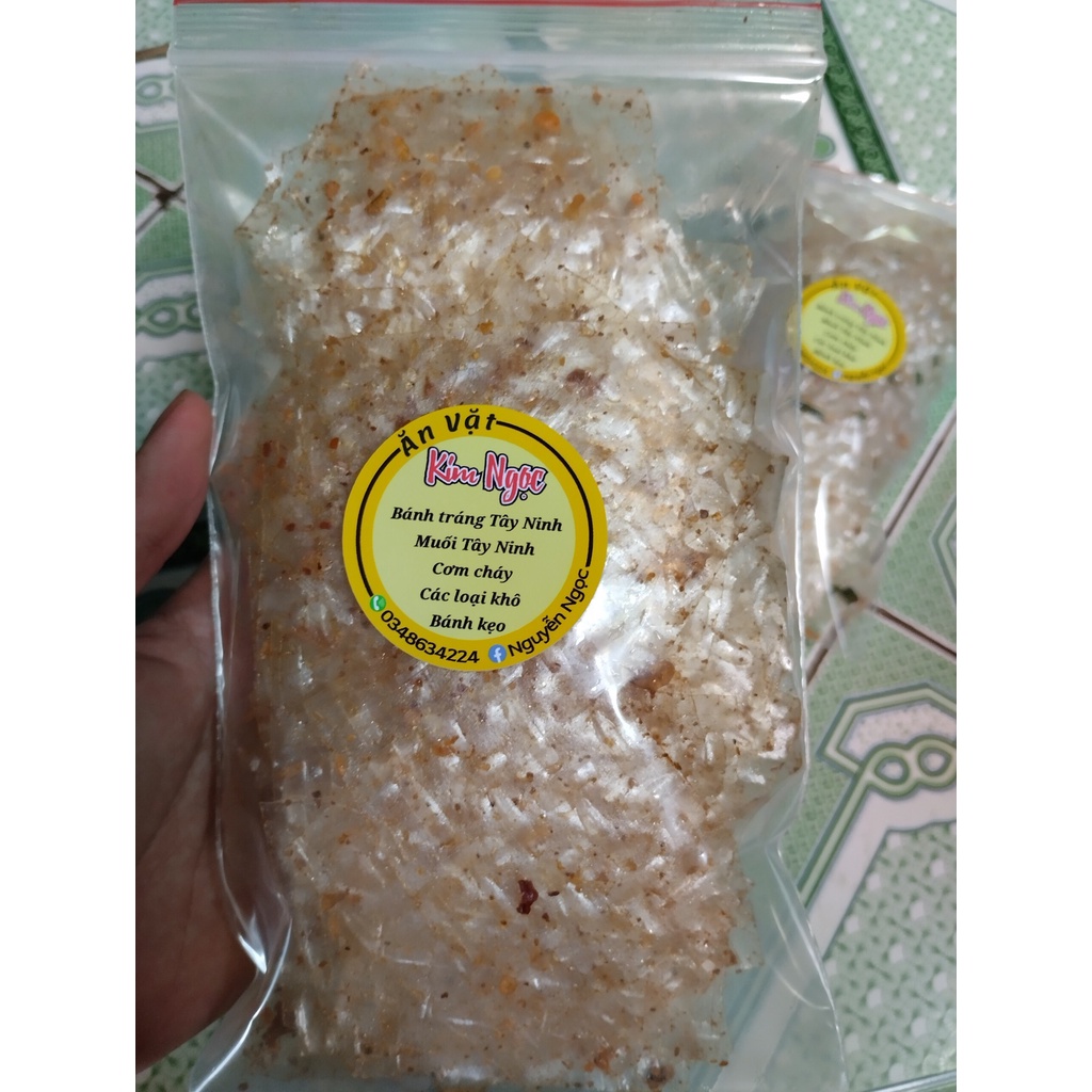 100g Bánh tráng vuông tỏi_10k