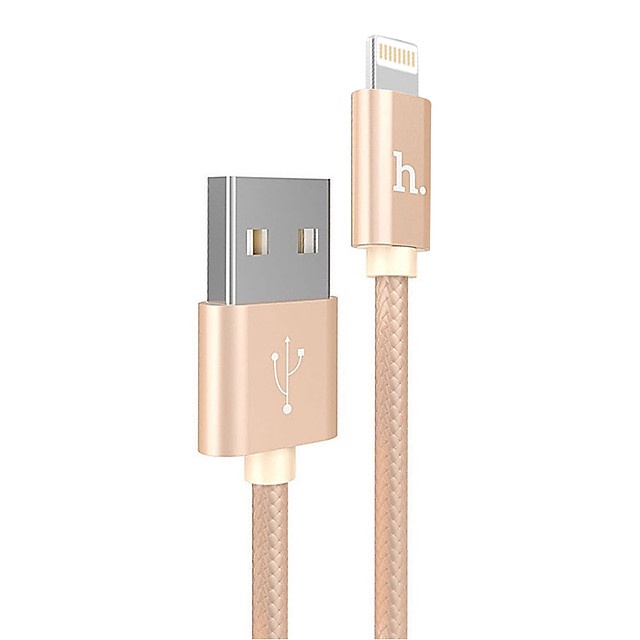 Dây Cáp Lightning Hoco X2 (2m) - Vàng Đồng - Không hộp bao bì