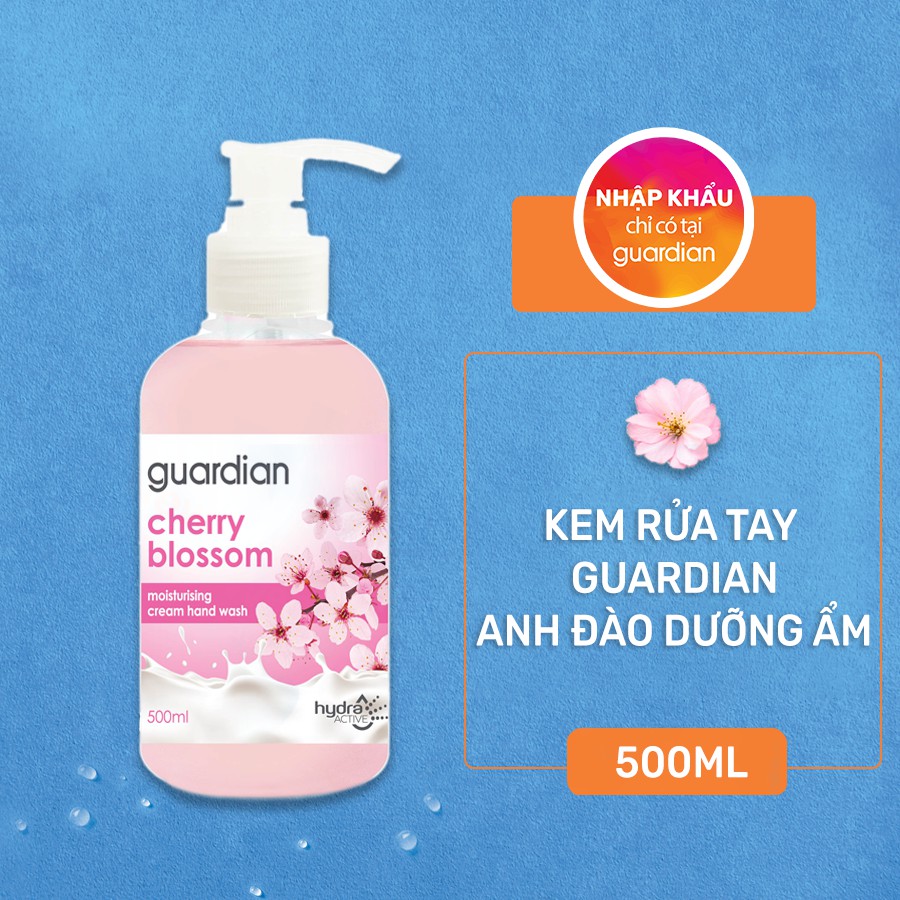 Kem Rửa Tay Guardian Anh Đào Dưỡng Ẩm 500ML