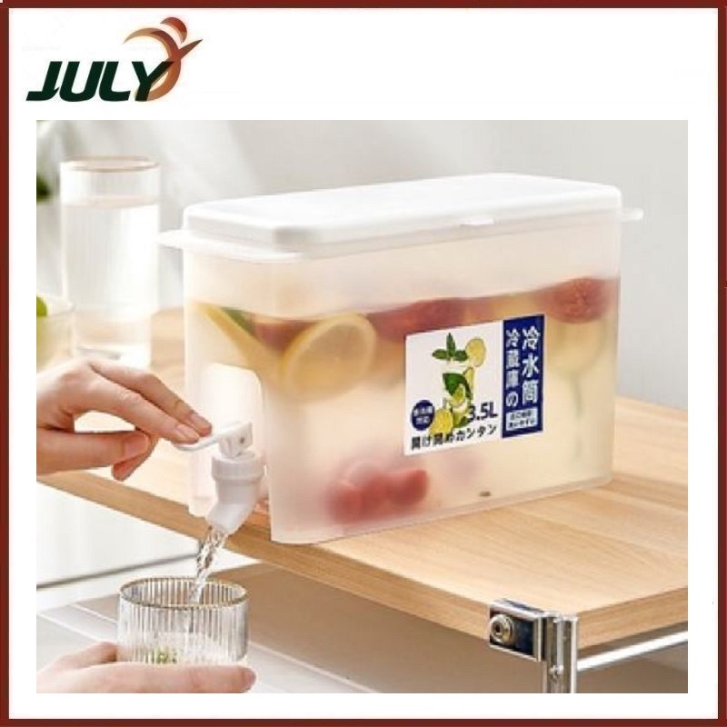 HỘP ĐỰNG NƯỚC TRÁI CÂY CÓ VÒI , DUNG TÍCH 3.5L