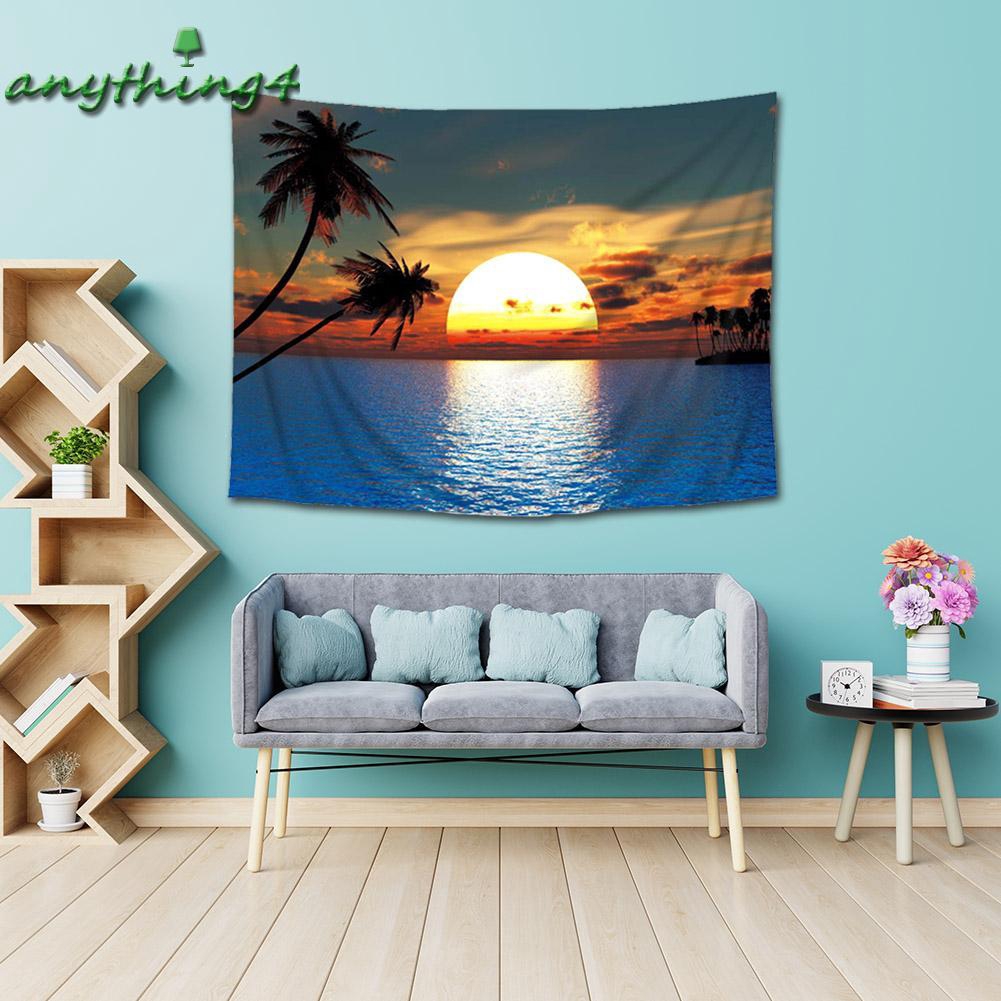 ♚any♚Scenery Hanging Tapestry Beach Picnic Yoga Mat Travel Carpet Home Art Decor