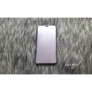 Bao Da Clear View Cover Standing Samsung A6