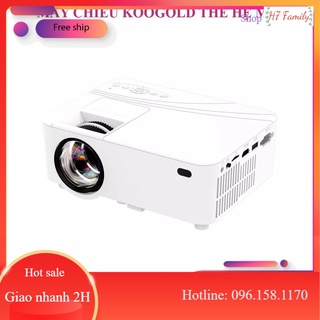 ⭐ Máy chiếu phim mini KooGold màn ảnh rộng,máy chiếu thế hệ mới,sản phẩm hot 2021 Bảo hành 1 Đổi 1 ⭐ H7S