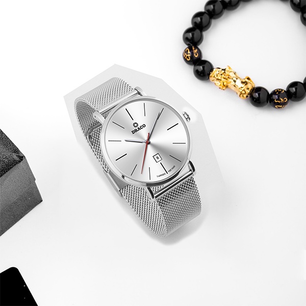 Đồng hồ nam Draco D21-St02 “Classic Boy” TRẮNG
