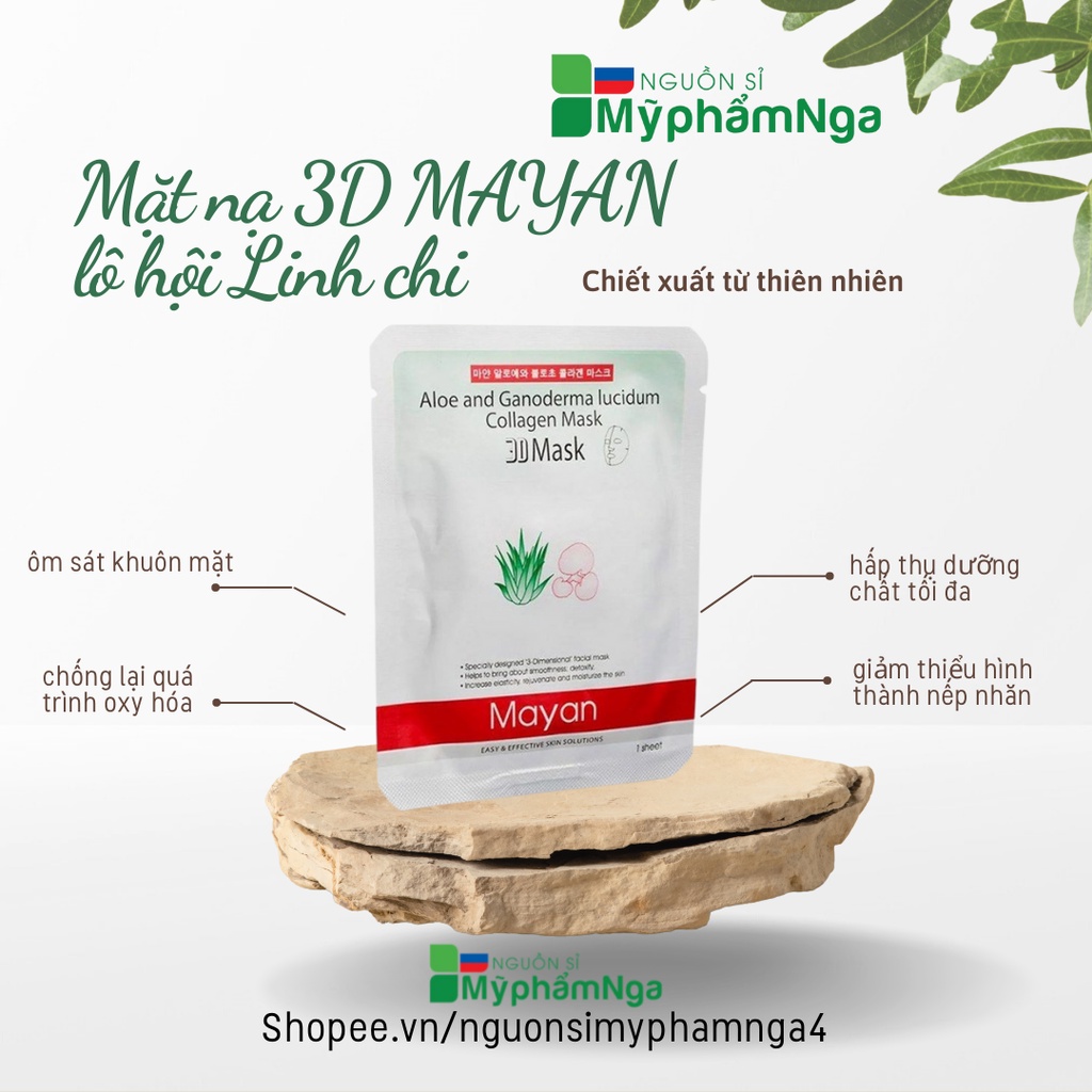 MẶT NẠ 3D MAYAN LÔ HỘI Linh chi