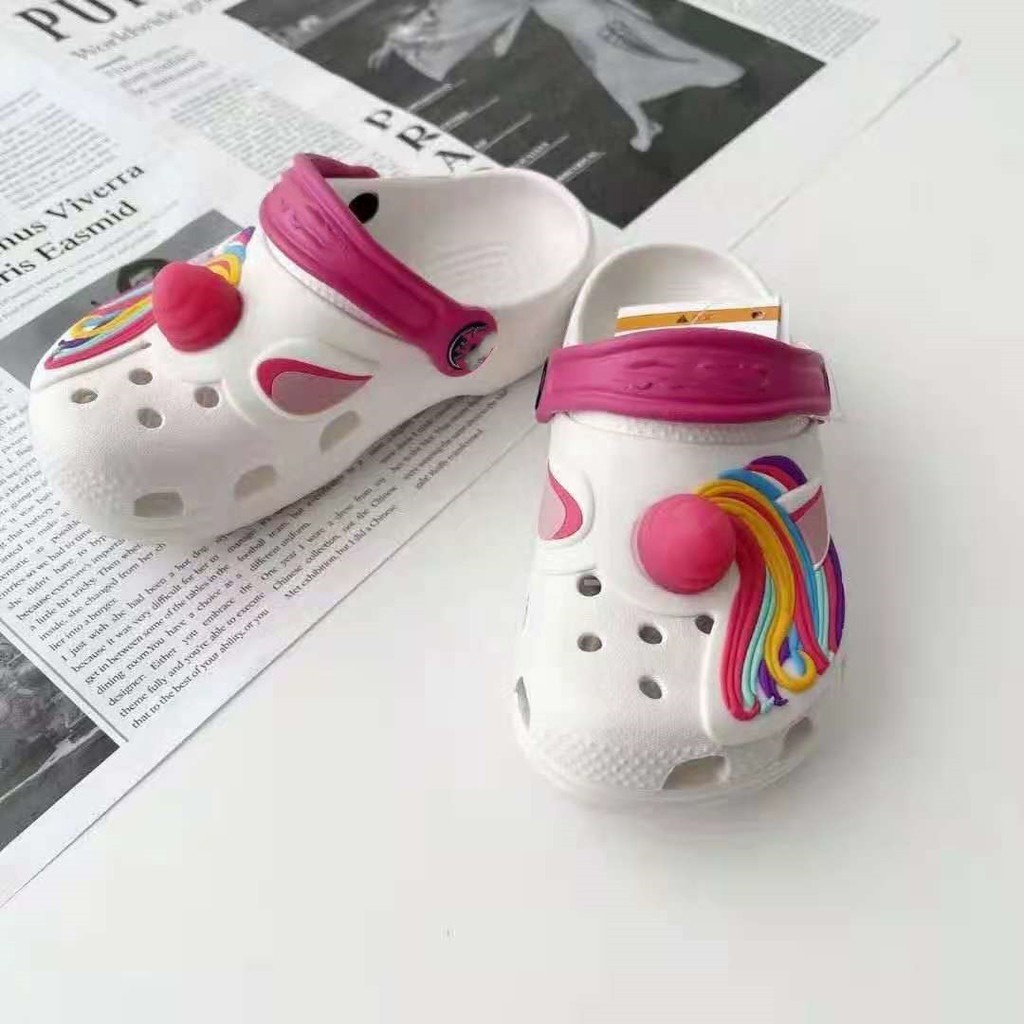 Dép sục cho bé trai và bé gái, dép cross cá mập shark và kì lân cho bé từ 2 đến 15 tuổi