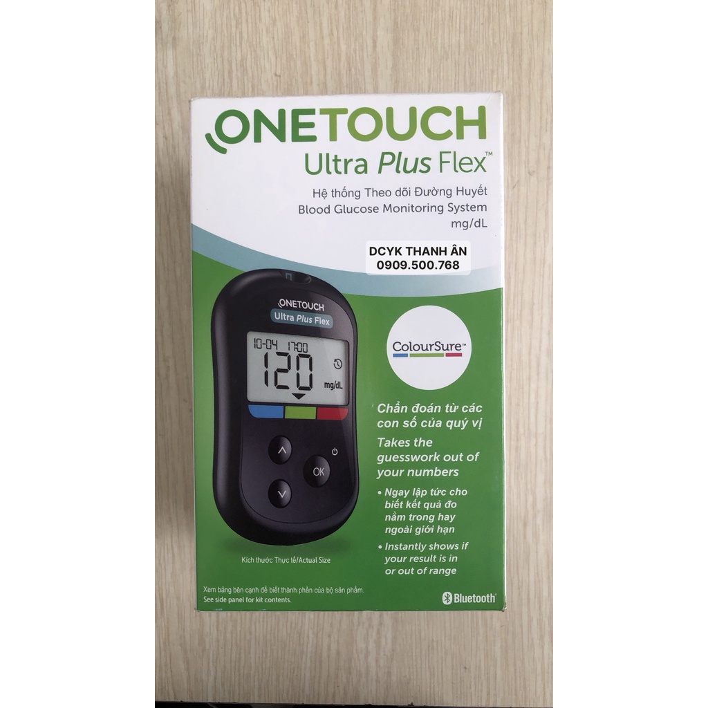 Máy đo đường huyết ONETOUCH Ultra Plus Flex (BẢO HÀNH TRỌN ĐỜI)