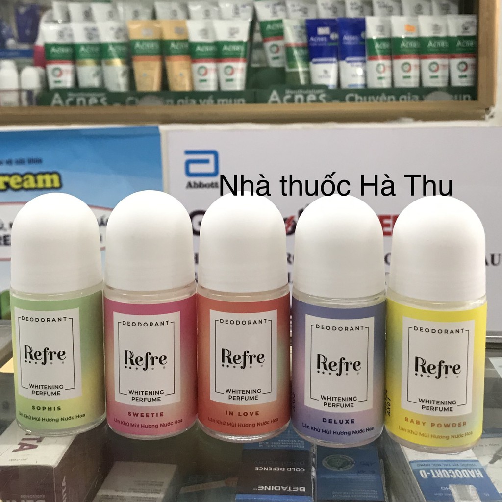 Lăn khử mùi hương nước hoa - Refre Whitening Perfume