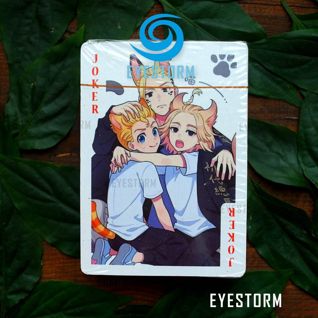 Bài tây anime Tokyo Revengers - Kịch Trường Của Takemichi, tú lơ khơ, manga - Poker YW - 54 lá