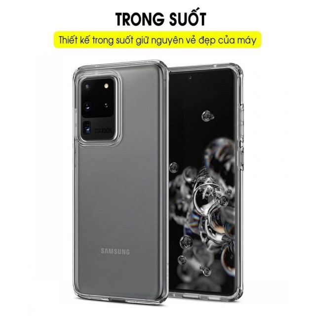 SAMSUNG S20/S20+/ S20 ULTRA ỐP DẺO TRONG TPU LOẠI TỐT