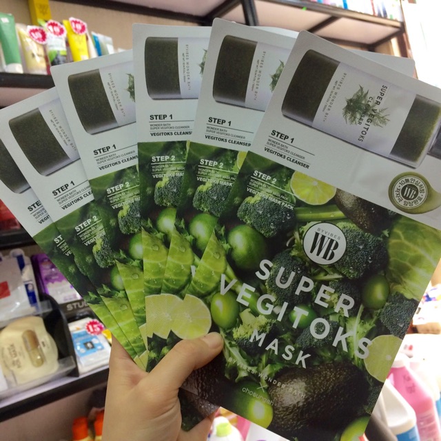 Mặt Nạ Thải độc Rau Củ Quả Super Vegitoks Mask