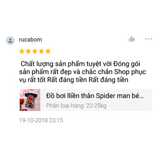 Đồ bơi liền thân Spider man cho bé trai
