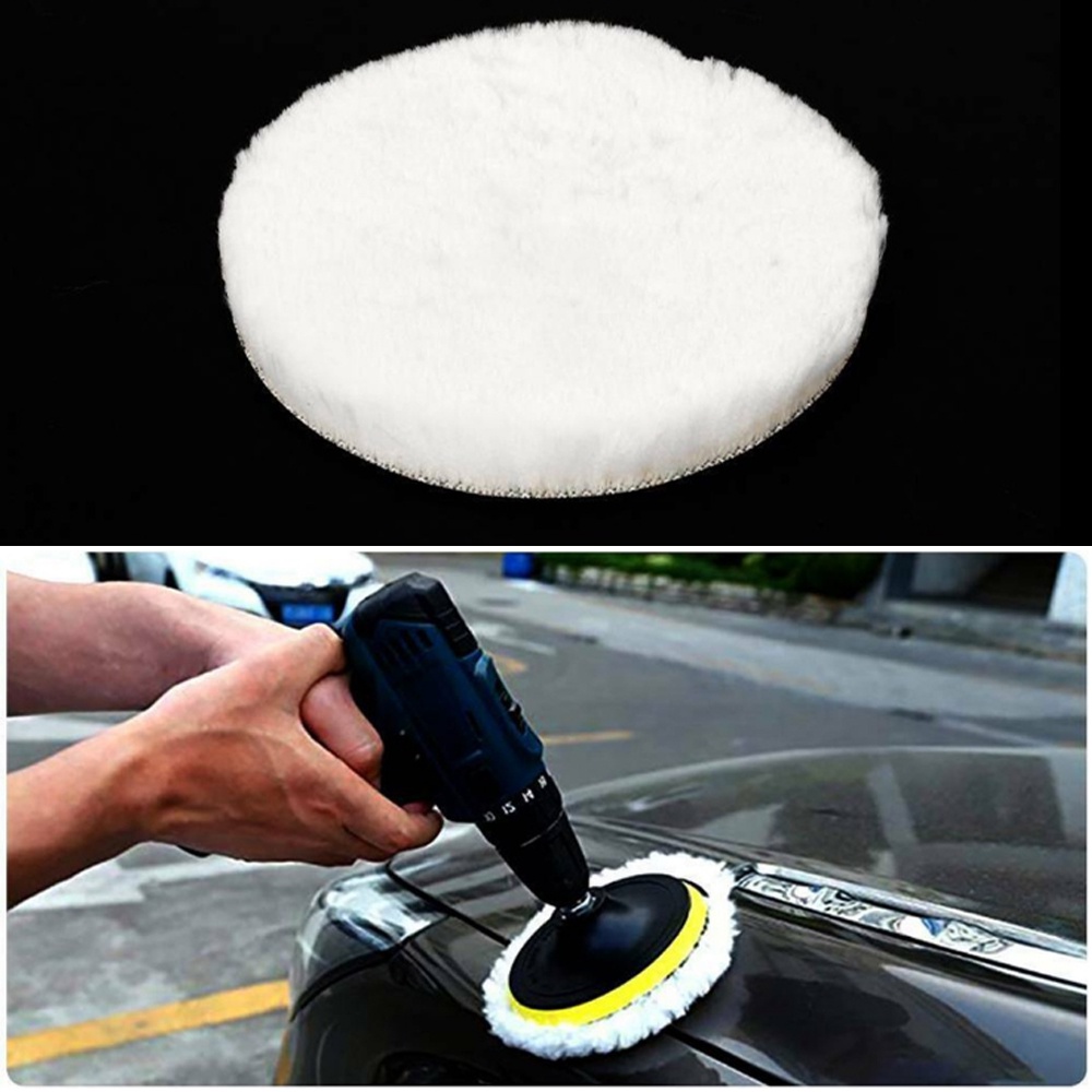 Bộ 5 Miếng Xốp Mềm Đánh Bóng Xe Hơi 3/4/5/6/7 Inch