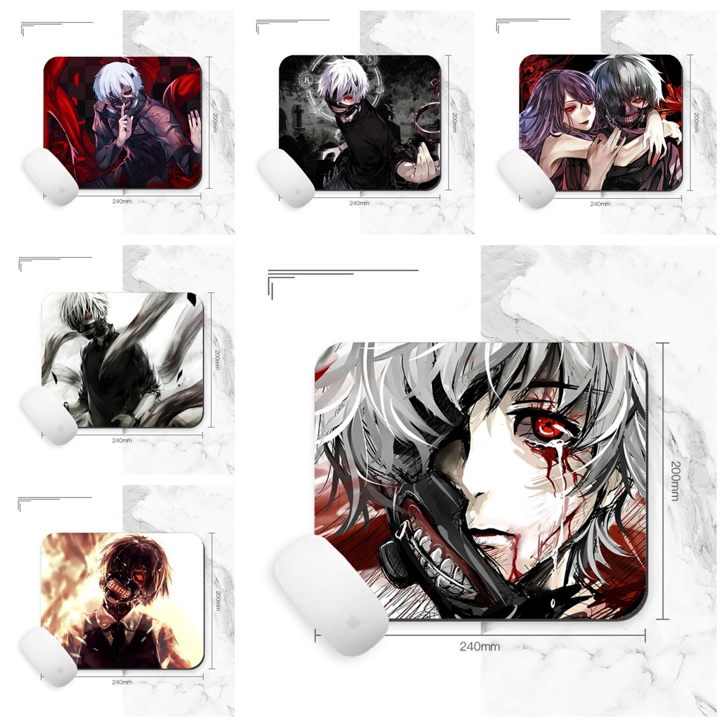 Miếng lót chuột IN HÌNH Tokyo Ghoul Ngạ quỷ vùng Tokyo anime chibi tiện lợi xinh xắn