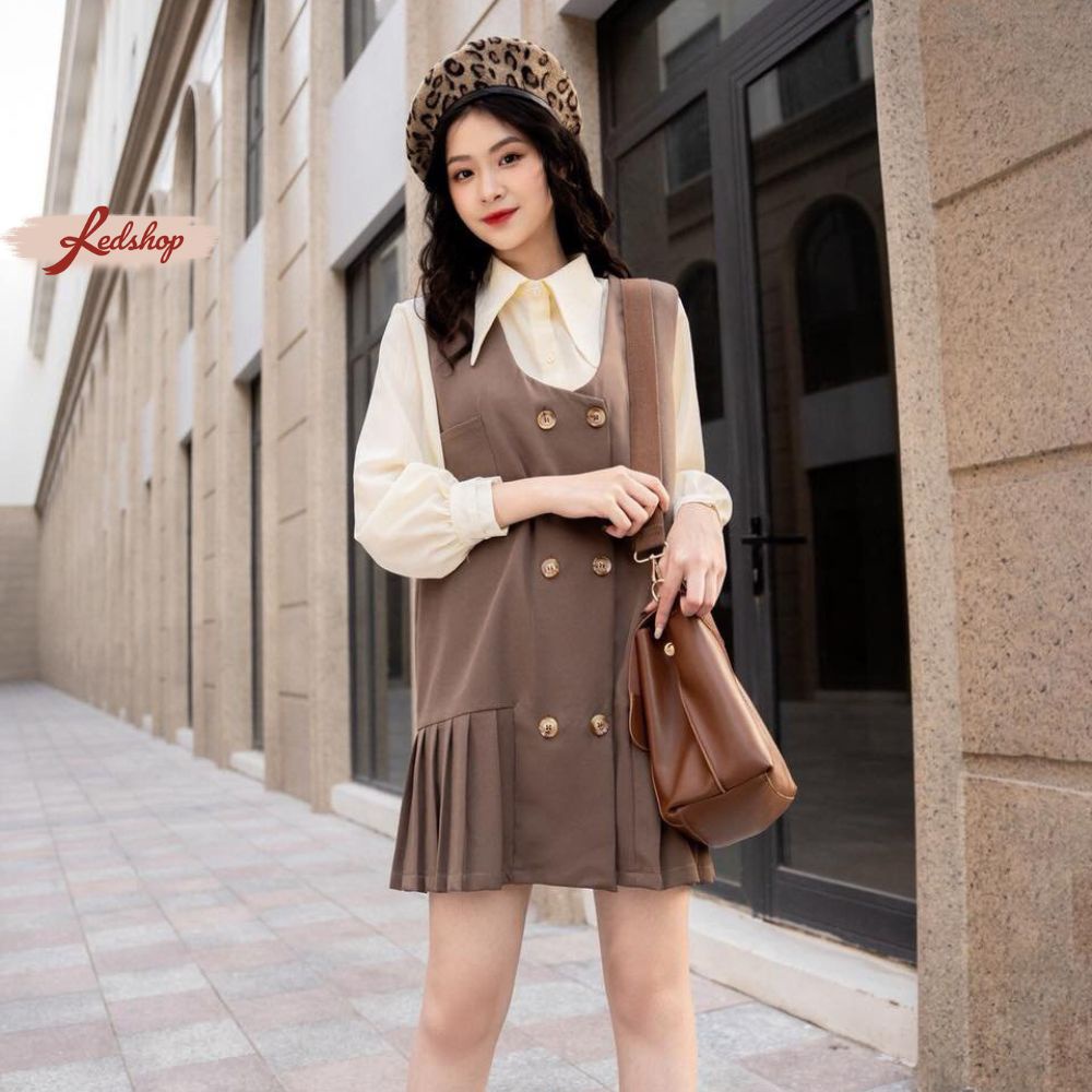 Váy, đầm công sở đi chơi thời trang Hàn Quốc Red Shop.official.store_29206,29205