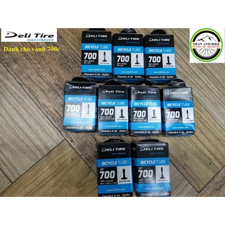 Săm ruột xe đạp dành cho vành 700 x 23c/25c/28c/32c/35c/40c xe đạp đua Deli Tire