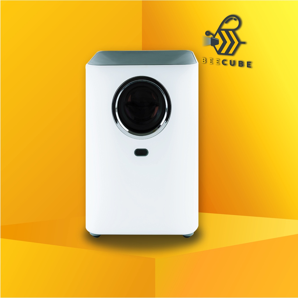 Máy chiếu mini BeeCube Xtreme - Độ sáng cực lớn, độ phân giải Full HD 1080P - Máy chiếu 4k, sử dụng cho điện thoại