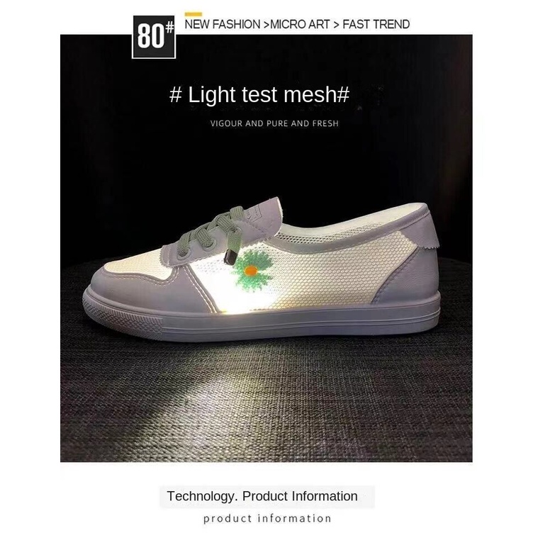 Giày Lười Phối Lưới Thoáng Khí Thời Trang Mùa Hè Hàng Mới Dành Cho Nữ 2022
