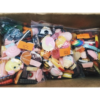 (Sale) charm nhỏ + vừa: bịch 50 charm = 130k charm trộn slime, nguyên liệu decoden