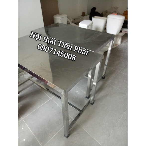 BÀN CHẶT 1 TẦNG INOX