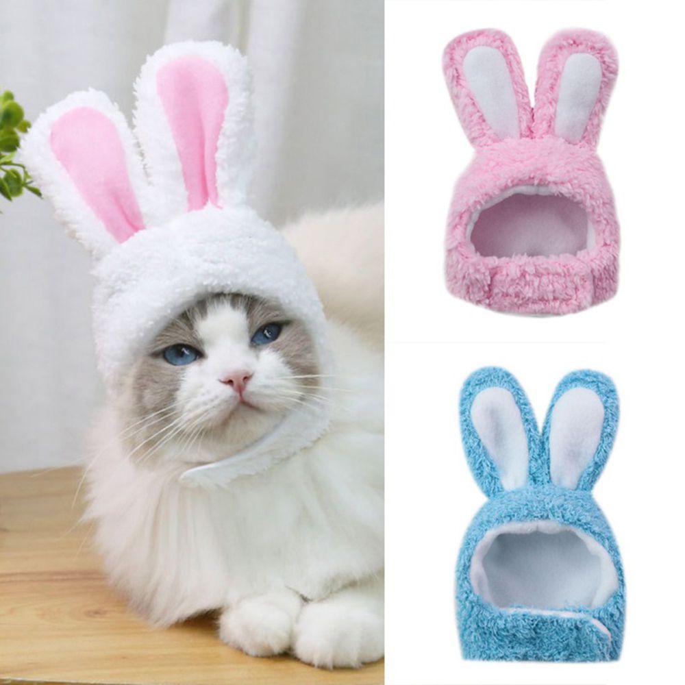 Mũ Đội Giữ Ấm Tai Thỏ Dành Cho Thú Cưng Thiết Kế Mới