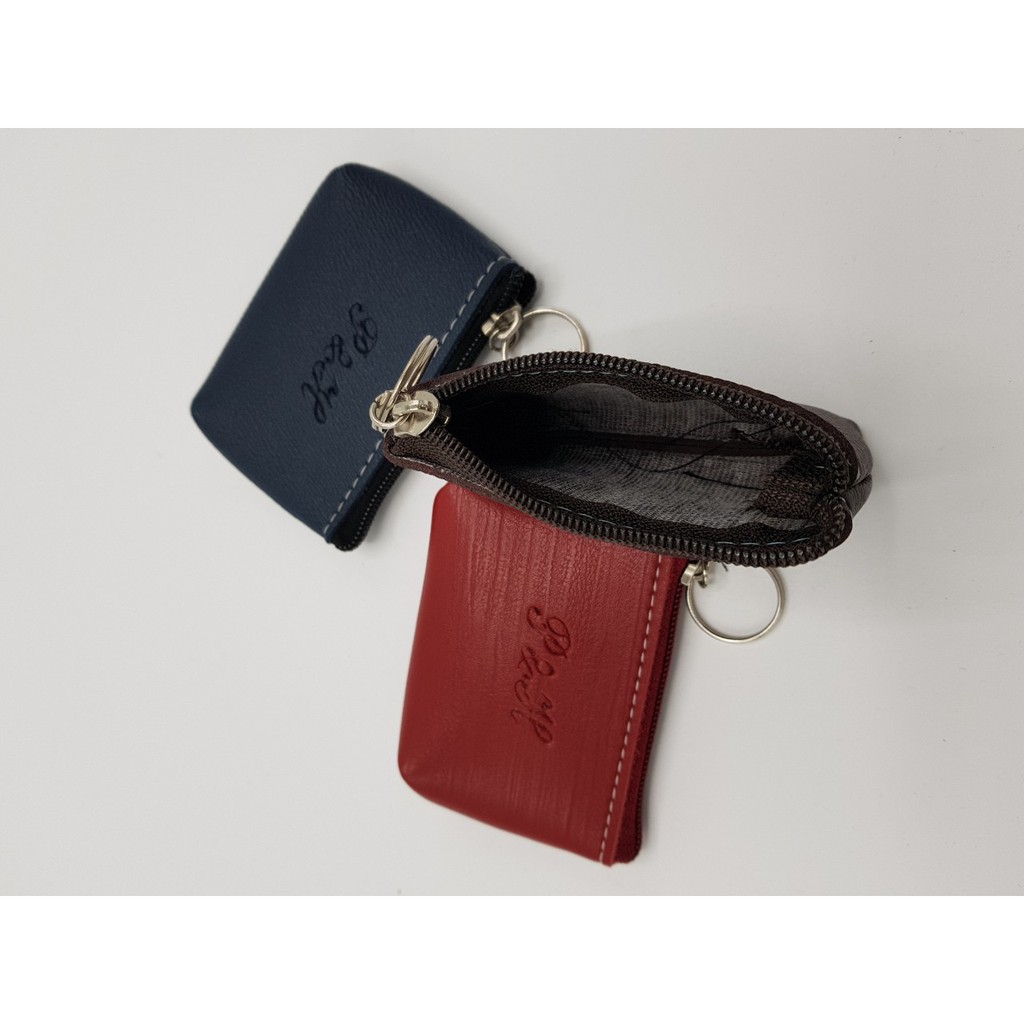 Móc đeo chìa khóa có ví da xinh xắn 2164
