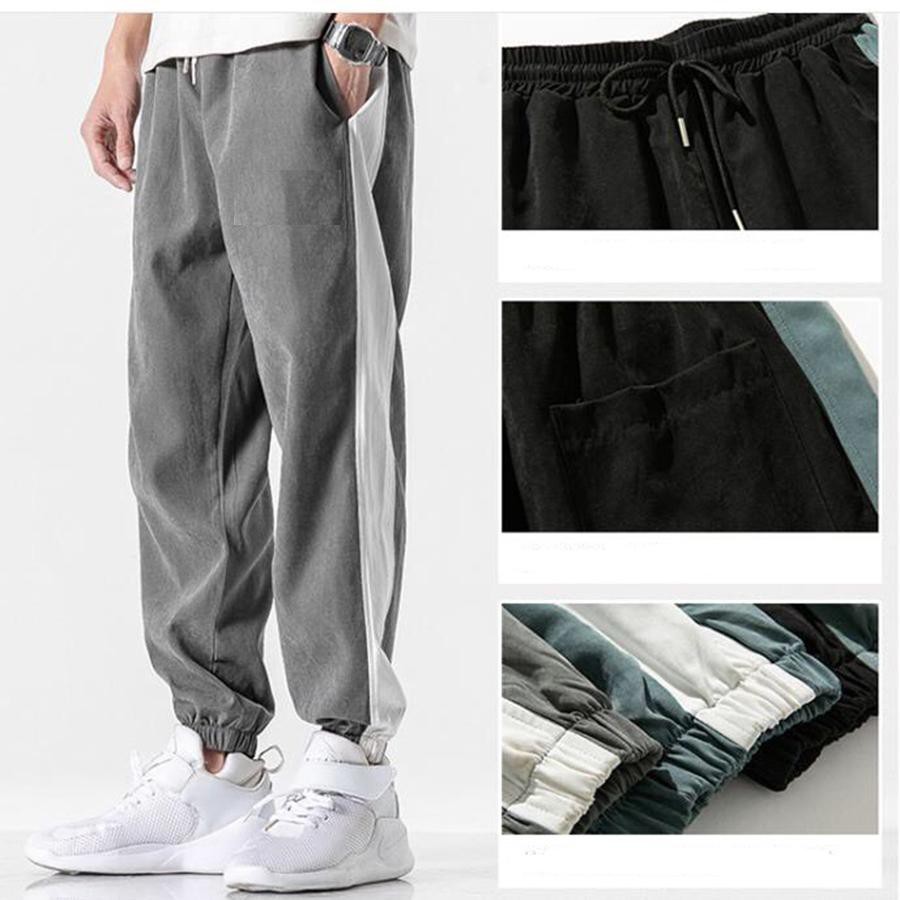 QUẦN JOGGER BASIC SỌC CHẤT DA LỘN KAT-UNISEX | BigBuy360 - bigbuy360.vn