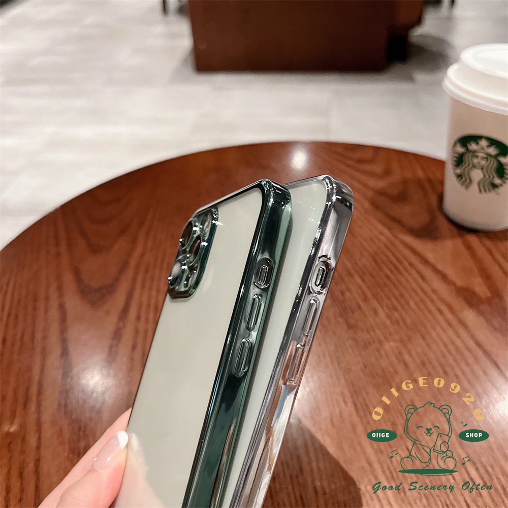 Ốp Điện Thoại Màu Tím Mạ Điện Cao Cấp Chống Bụi Cho Iphone 14 / 13 / 12 11 Pro Max